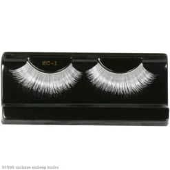 Silver Party Eyelashes With Case