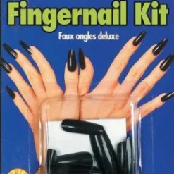 Deluxe Black Fingernail Kit