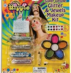 Super Deluxe Glitter & Jewels Hippie Makeup Kit