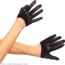 Mini Cropped Satin Gloves (Adult)