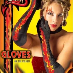 Hot Glam Devil Gloves Adult