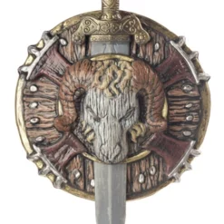 Barbarian Combat Shield And Sword