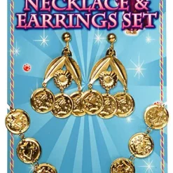 Belly Dancer Necklace And Earring Set